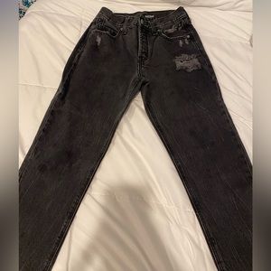 Old navy size 2 slouchy straight high rise jeans